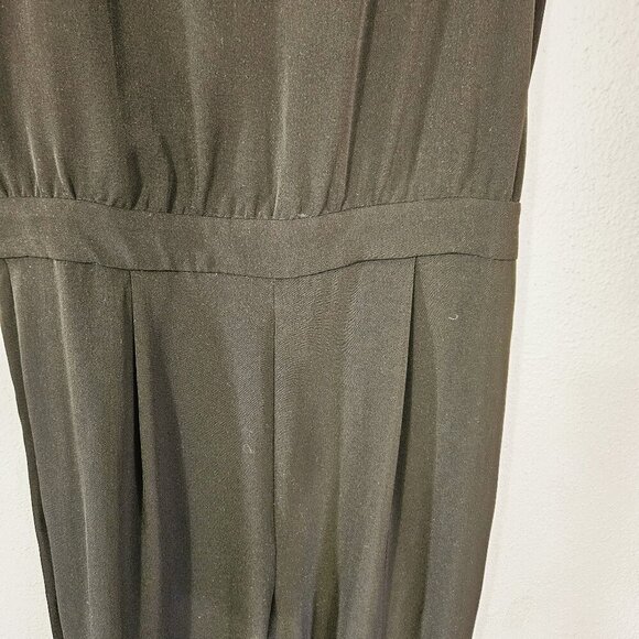 RENAME Bare Tie Back Straight Leg Black Women's Party Jumpsuit Size M - Picture 4 of 9